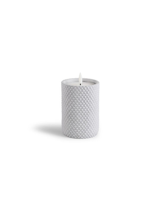 Lifa-Living Διακοσμητικό Φωτιστικό LED Θερμό Λευκό Κερί 3τμχ 8.5x8.5εκ.