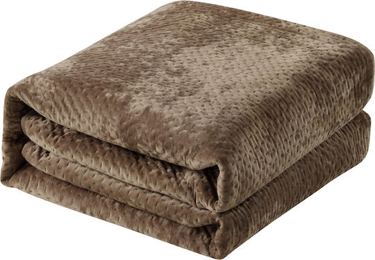 Liolios Home Element Ριχτάρι Διθέσιου Καναπέ 180x250εκ. Light Coffee