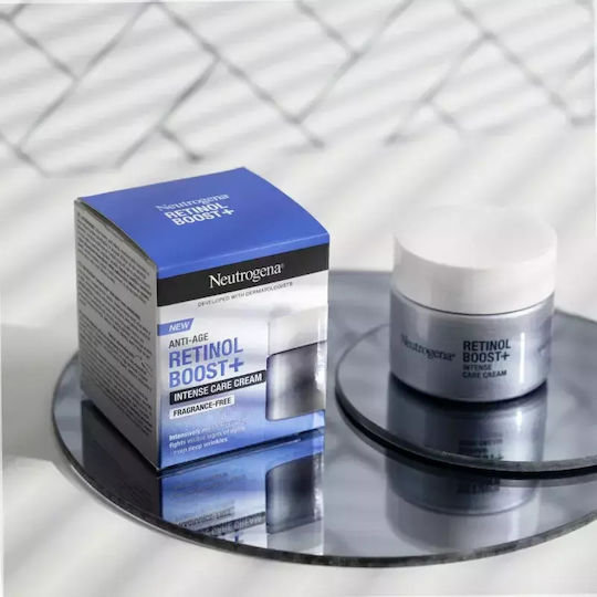 Neutrogena Retinol Boost+ Cremă Intensă de Față de Zi pentru Hidratare și Anti-îmbătrânire cu Retinol 50ml