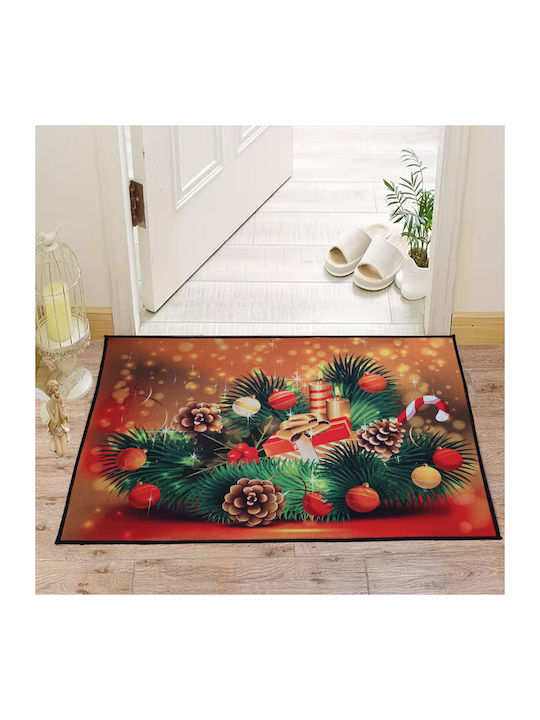 Chios Hellas Non-Slip Bath Mat Velvet 31951.CHRISTMASCANDLE Christmas Candle 50x80cm