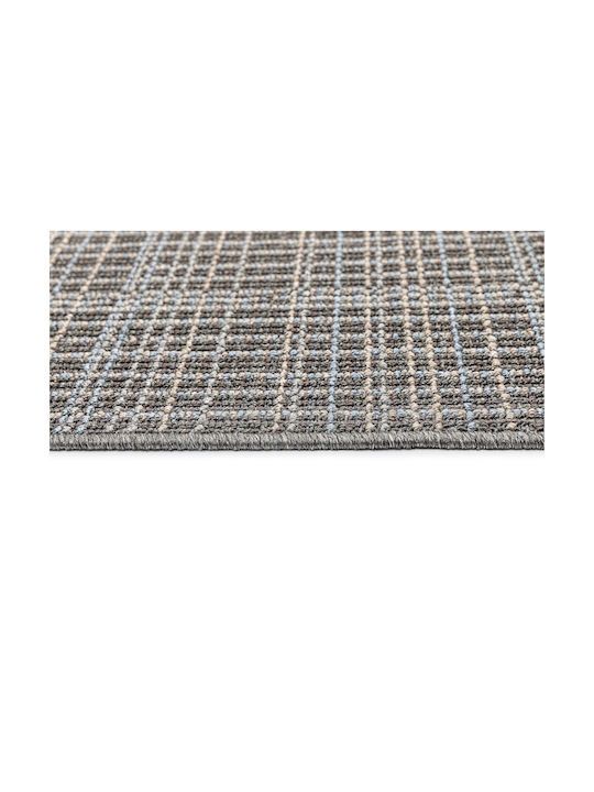 Nikotex Carpets Rutschfest Wohnzimmer Teppich Warren Hellblau-Beige 200x250