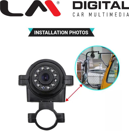 Lm Digital BC Bus 006XH Side Position Camera AHD 1080p/720 1920x1080 Buses Large Vehicles Voltage 12VDC