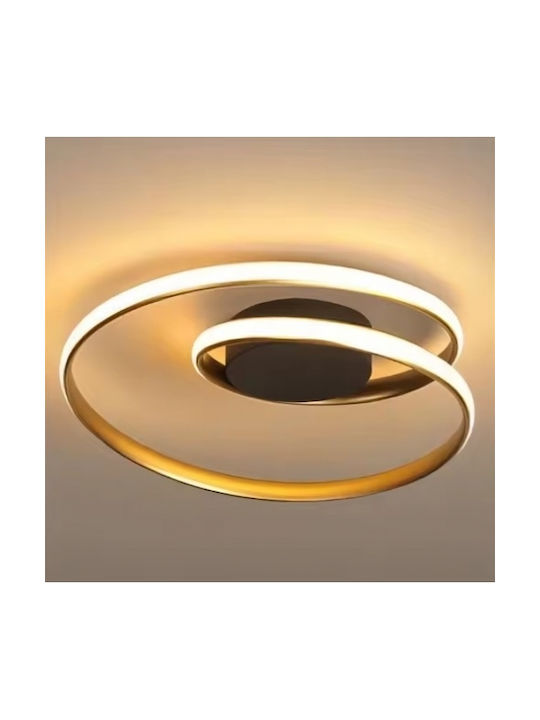 Home Lighting Ceiling Mount Light 50cm Black with Integrated LED
