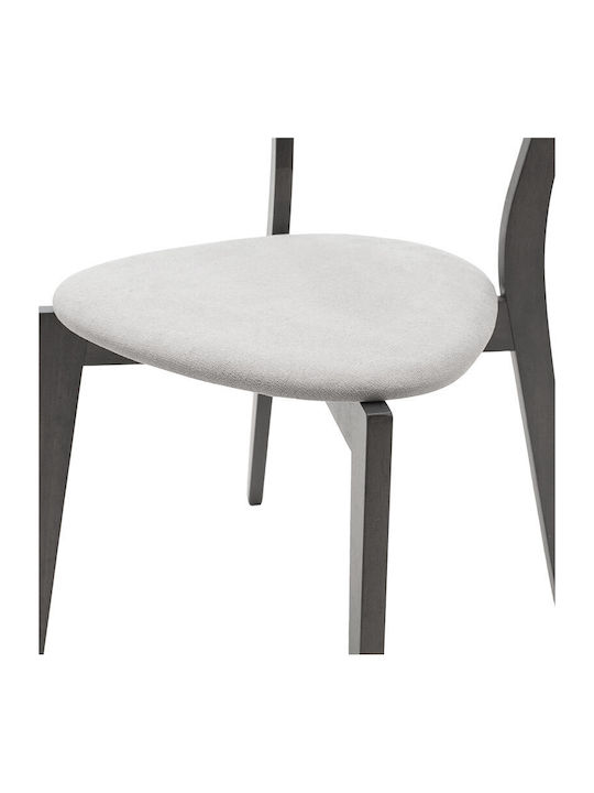 Toto Kitchen Wooden Chair Rustic Grey 45.5x51.5x77cm