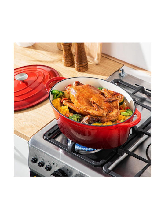 Blackbull Dutch Oven Oval Cast Iron 7.7lt 1pcs