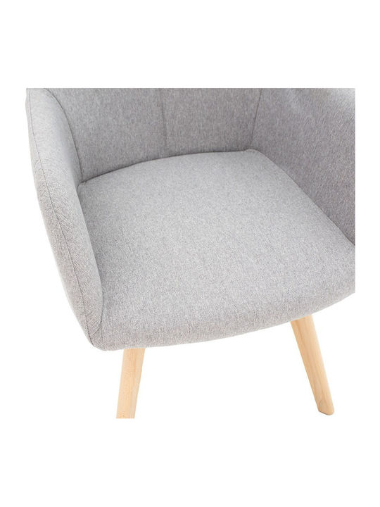 Nasima Stühle Speisesaal Gray 1Stück 57x58x84cm