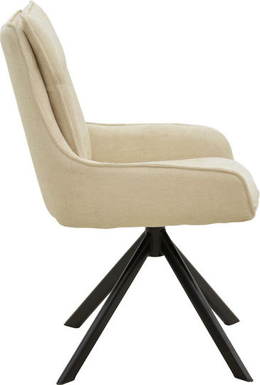 Konelian Stühle Speisesaal Beige 2Stück 54x63x88cm