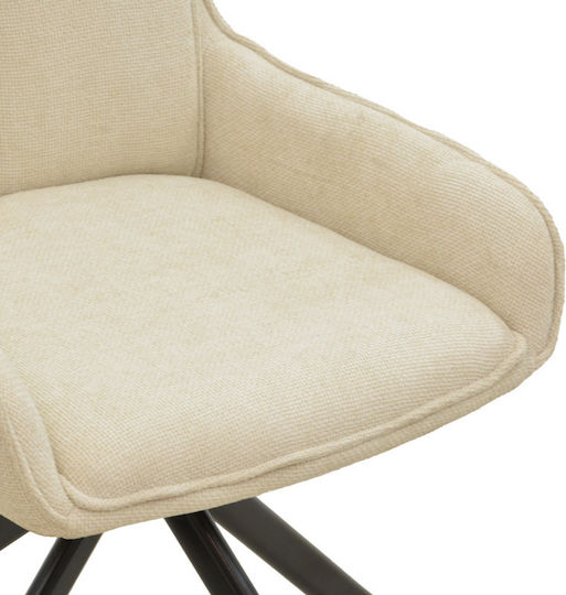 Konelian Stühle Speisesaal Beige 2Stück 54x63x88cm