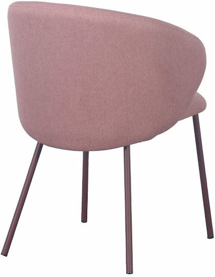 Kira Scaune Sala de mese Roz 1buc 56x56x56buc