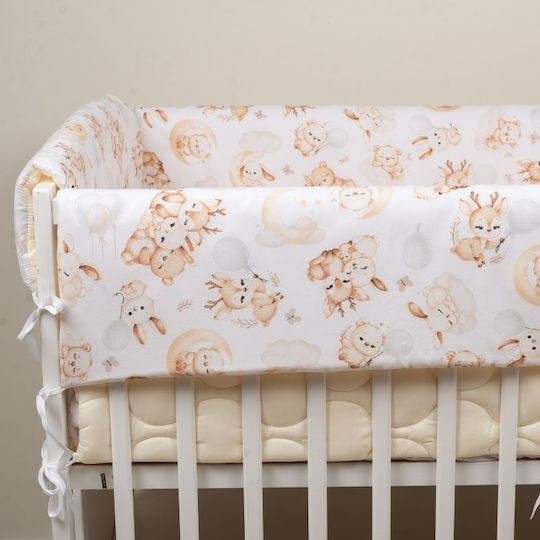 Kidizi Crib Bumpers Classic Inside Beige 60x120cm