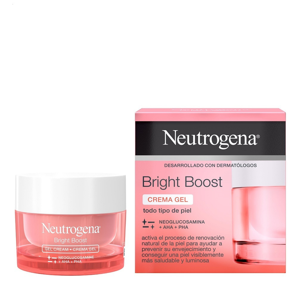 Neutrogena Bright Boost Αντιγηραντικό Gel Προσώπου με AHA 50ml