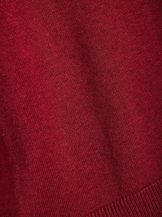 Γυναικείο Πουλόβερ Βαμβακερό Ζιβάγκο Wine Red