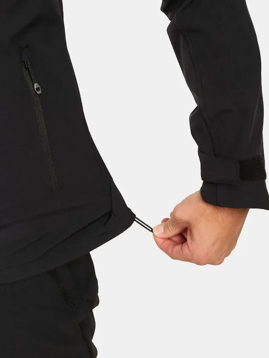 Ravio-m Winter Jacket Softshell Waterproof and Windproof Black