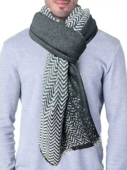 Set with Beanie Knitted in Black color