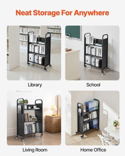 Bibliothek Schwarz 77x38x122cm