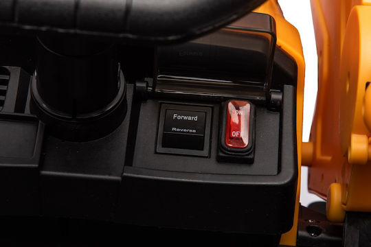 Παιδικό Τρακτέρ JCB Ηλεκτροκίνητο 12 Volt Κίτρινο για 3+ Ετών
