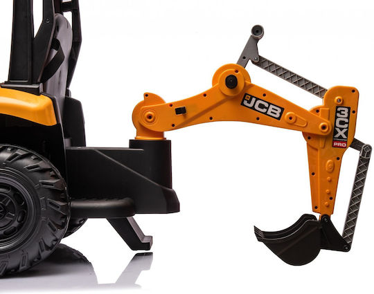 Παιδικό Τρακτέρ JCB Ηλεκτροκίνητο 12 Volt Κίτρινο για 3+ Ετών