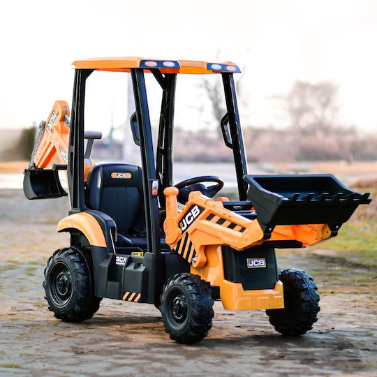 Παιδικό Τρακτέρ JCB Ηλεκτροκίνητο 12 Volt Κίτρινο για 3+ Ετών