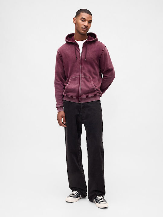 Sweatshirt with Hood Tuscan Red