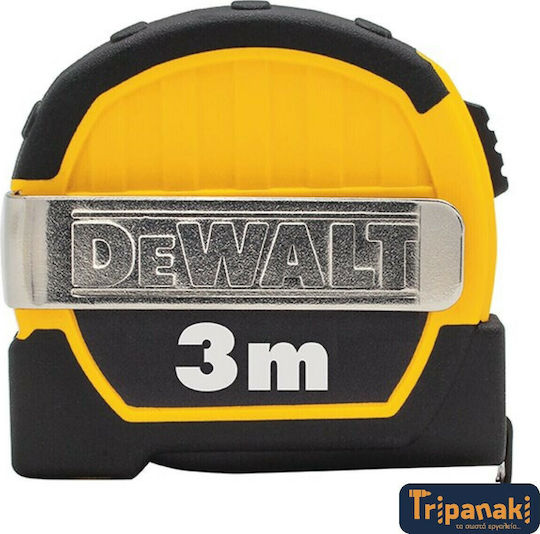 DEWALT Μετροταινία με Αυτόματη Επαναφορά 3m