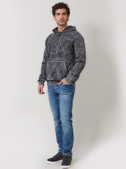 Sweatshirt with Hood Black