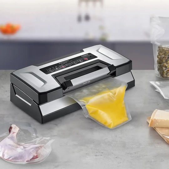 Sigilator Cu Vid Profesional Caso Germany Vrh 800 Advanced Pro Uscat Umed Lichid Marinare Vidare Oțel Inoxidabil