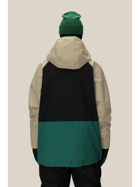 686 I-008290-455 Ανδρικό Μπουφάν Gore-Tex για Σκι & Snowboard Πράσινο