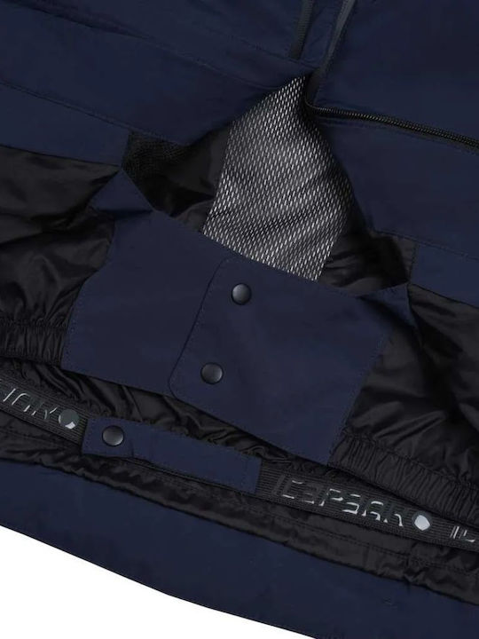 Icepeak 856132550-390 Ανδρικό Μπουφάν για Σκι & Snowboard Μπλε