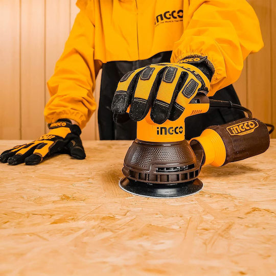 Ingco Electric Eccentric Sander 125mm Electric 320W with Speed Control and with Suction System