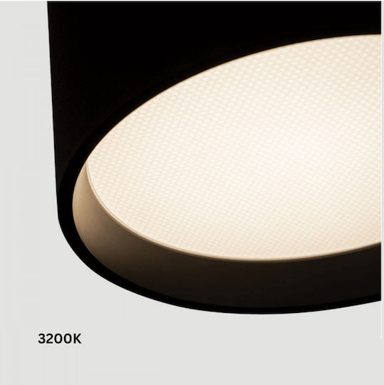 Zambelis Lights LED Ρυθμιζόμενο Λευκό Σποτ σε Μαύρο Χρώμα