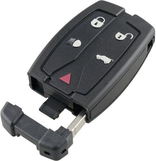 Techstar Car Key Case Compatible Land Rover Freelander 5 Buttons Blade
