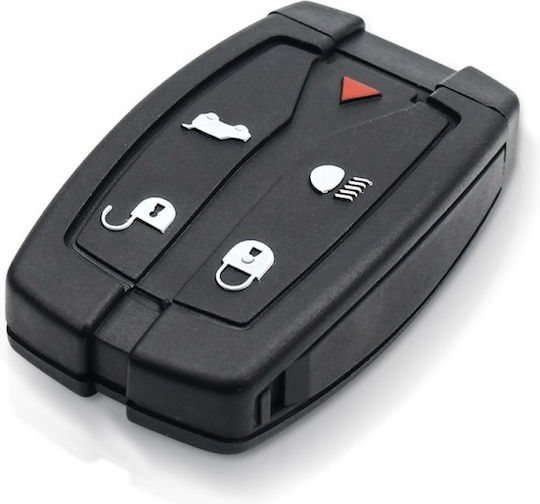 Techstar Car Key Case Compatible Land Rover Freelander 5 Buttons Blade