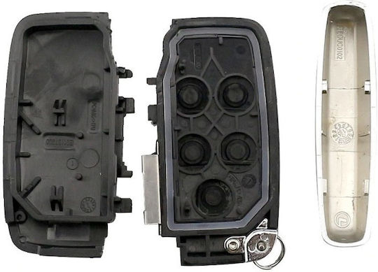 Techstar Car Key Case Compatible Land Rover Range Rover Discovery 5 Buttons