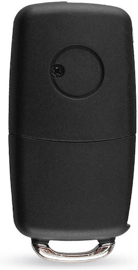 Techstar Car Key Case Compatible Volkswagen Seat Skoda Golf Leon Octavia 2 Buttons
