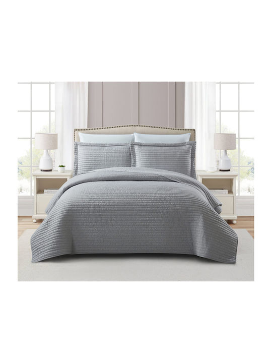 Liolios Home Покривало Полутораспално Lt Grey 180x240см