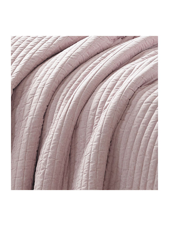 Liolios Home Κουβερλί Ημίδιπλο Dusty Rose 180x240cm