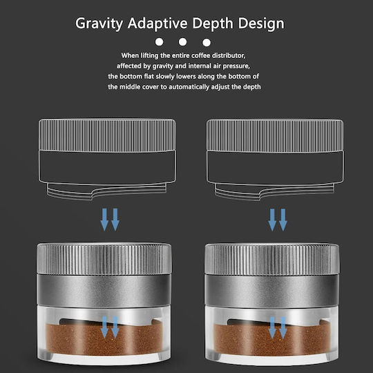 4bars A803 Distributor with Flat Surface 58mm in Black Color
