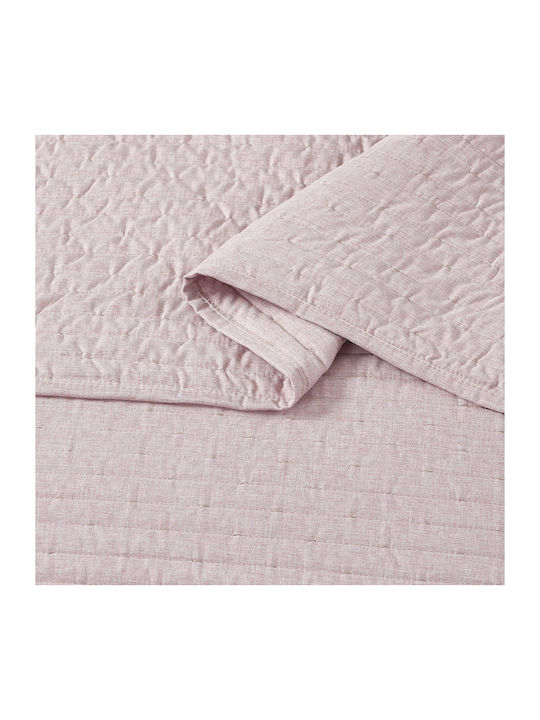 Liolios Home Κουβερλί Υπέρδιπλο Dusty Rose 220x240cm