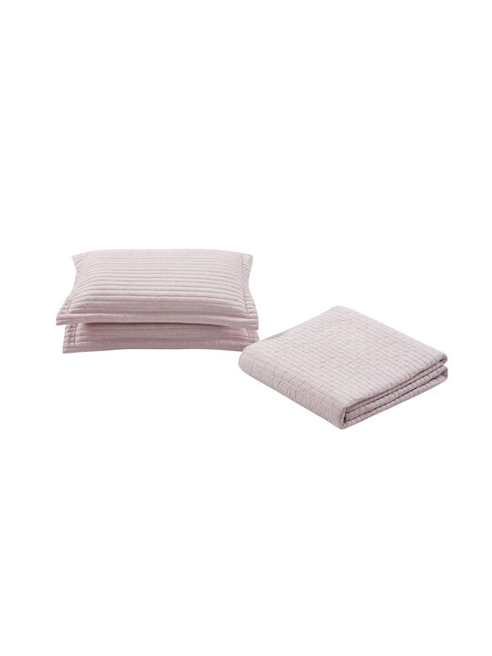 Liolios Home Κουβερλί Ημίδιπλο Dusty Rose 180x240cm