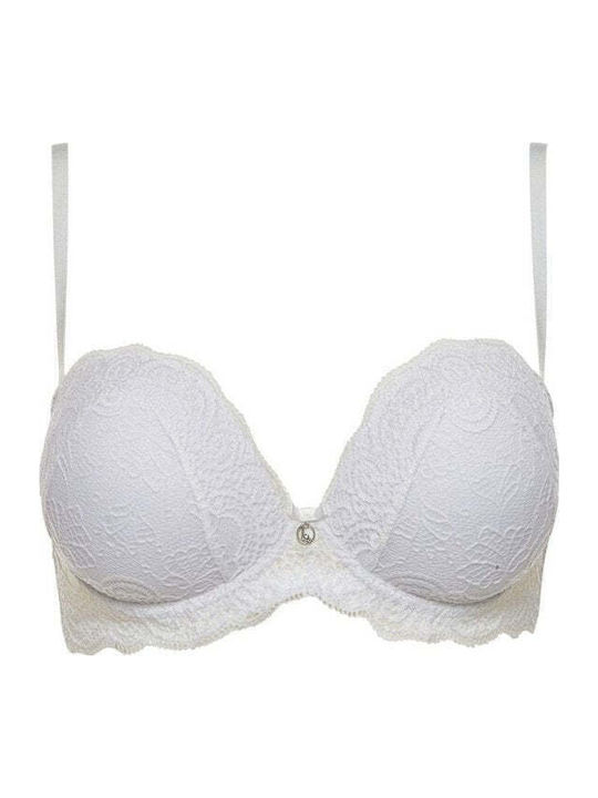 Plunge Push Up Plunge Bra Underwire Dark Beige