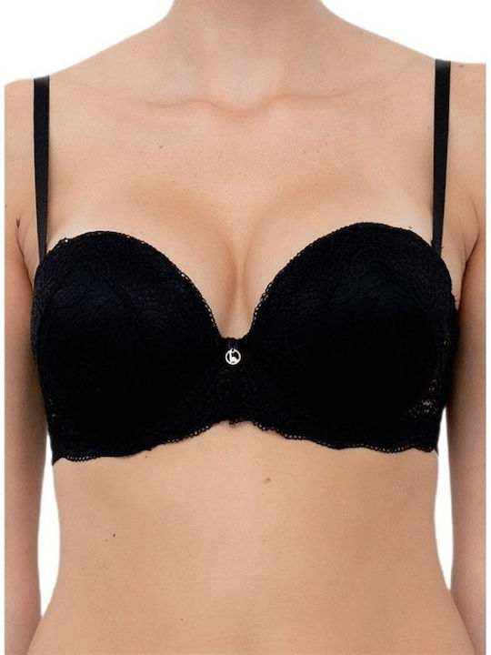 Plunge Push Up Plunge Bra Underwire Dark Beige