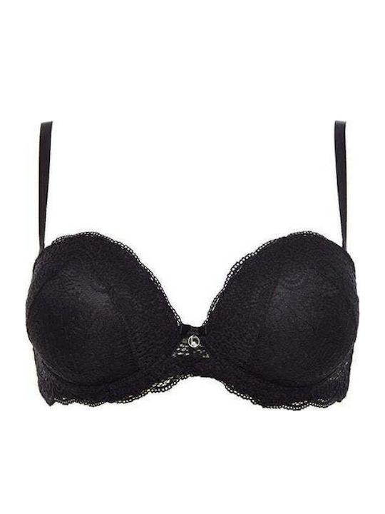 Plunge Push Up Plunge Bra Underwire Dark Beige