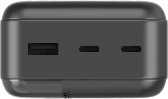 Energizer UE30050CC Power Bank 30000mAh 15W με Θύρα USB-A και 2 Θύρες USB-C Μαύρο