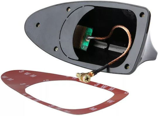 Antenă Auto Plafon Antenna Rechin pentru Radio în Culoare Negru