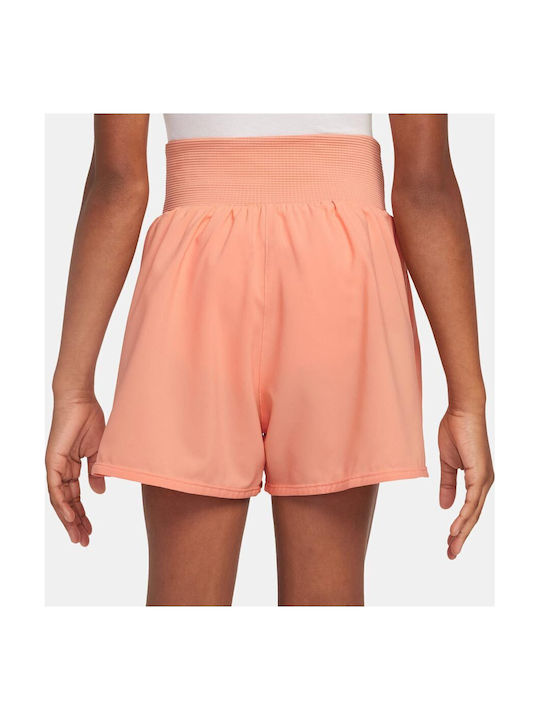 Kids' Athletic Shorts/Bermudas Dri-Fit Apricot Agate / White