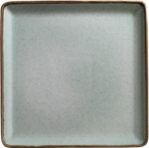 Bormioli Rocco Farfurie joasă Pătrat din Porțelan Verde 19x19cm 6buc