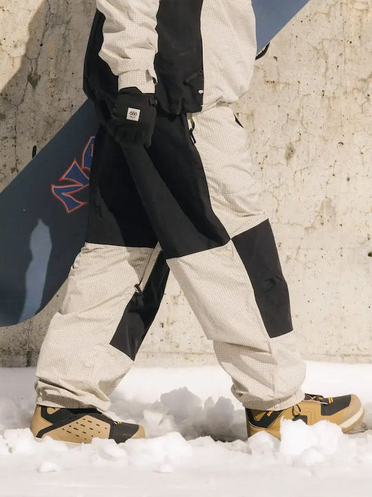 686 I-008492-1523 Pantaloni de schi și snowboard pentru bărbați Ski & Snowboard Bej