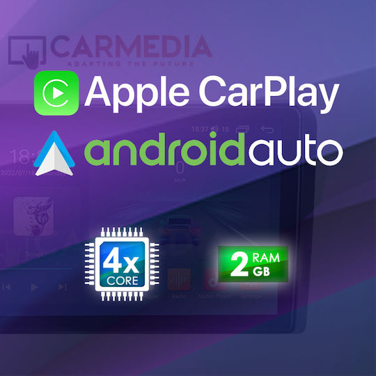 Carmedia Ηχοσύστημα Αυτοκινήτου Hummer H2 2001-2007 (Bluetooth/USB/WiFi/GPS/Apple-Carplay/Android-Auto) με Οθόνη Αφής 9"