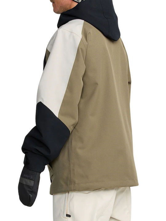 Volcom Brighton G0652608-MIL Männer Jacke aus für Ski & Snowboard Mehrfarbig