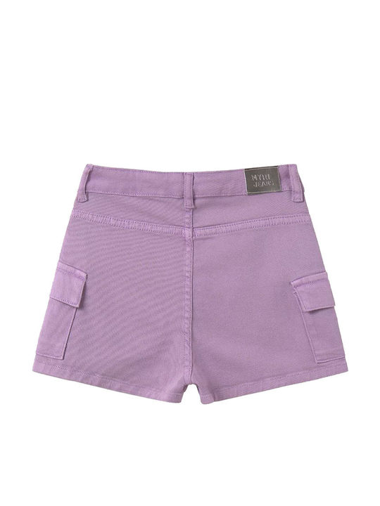 Kinder-Shorts/Bermudas Stoff Lila